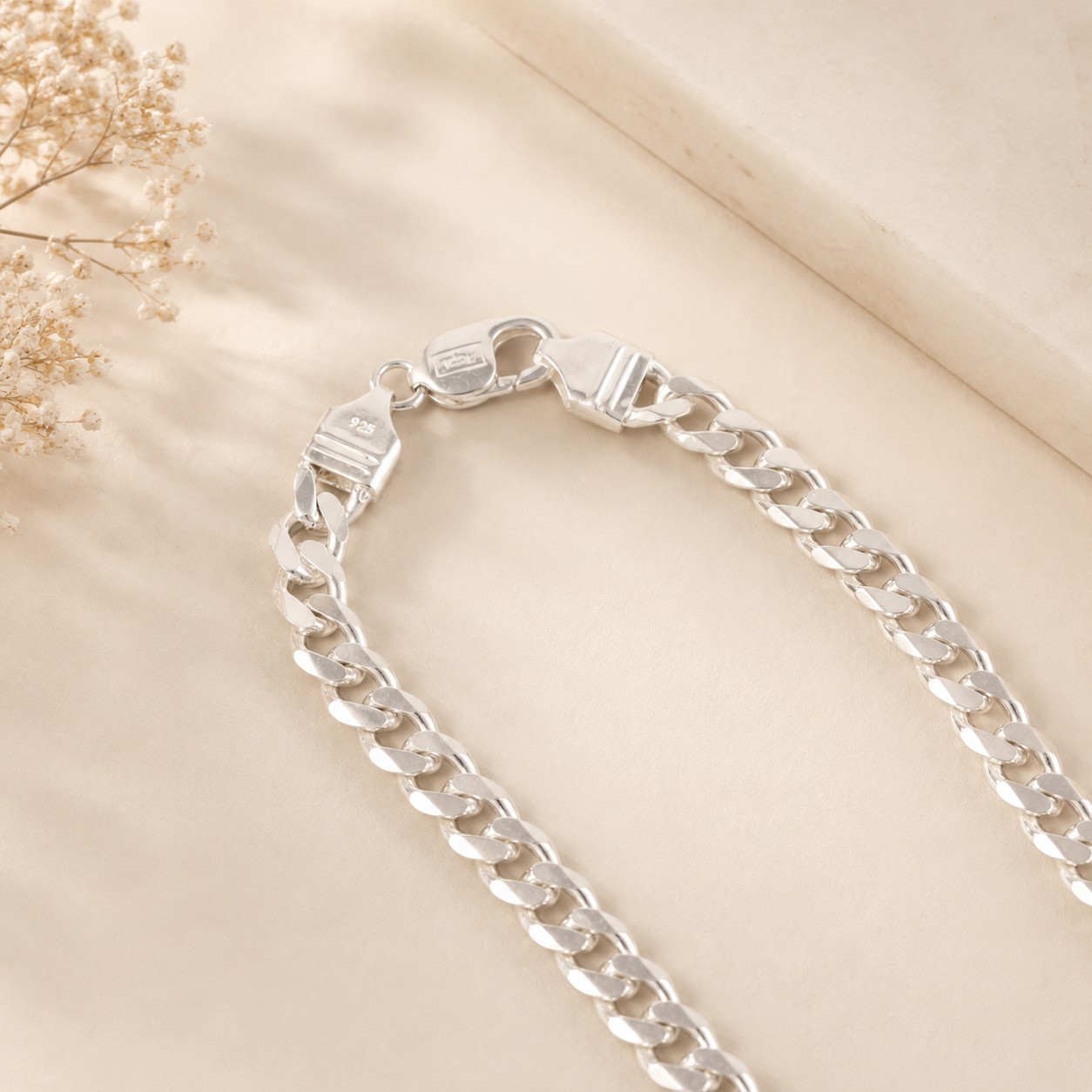 Premium Cuban Silver Chain For Him