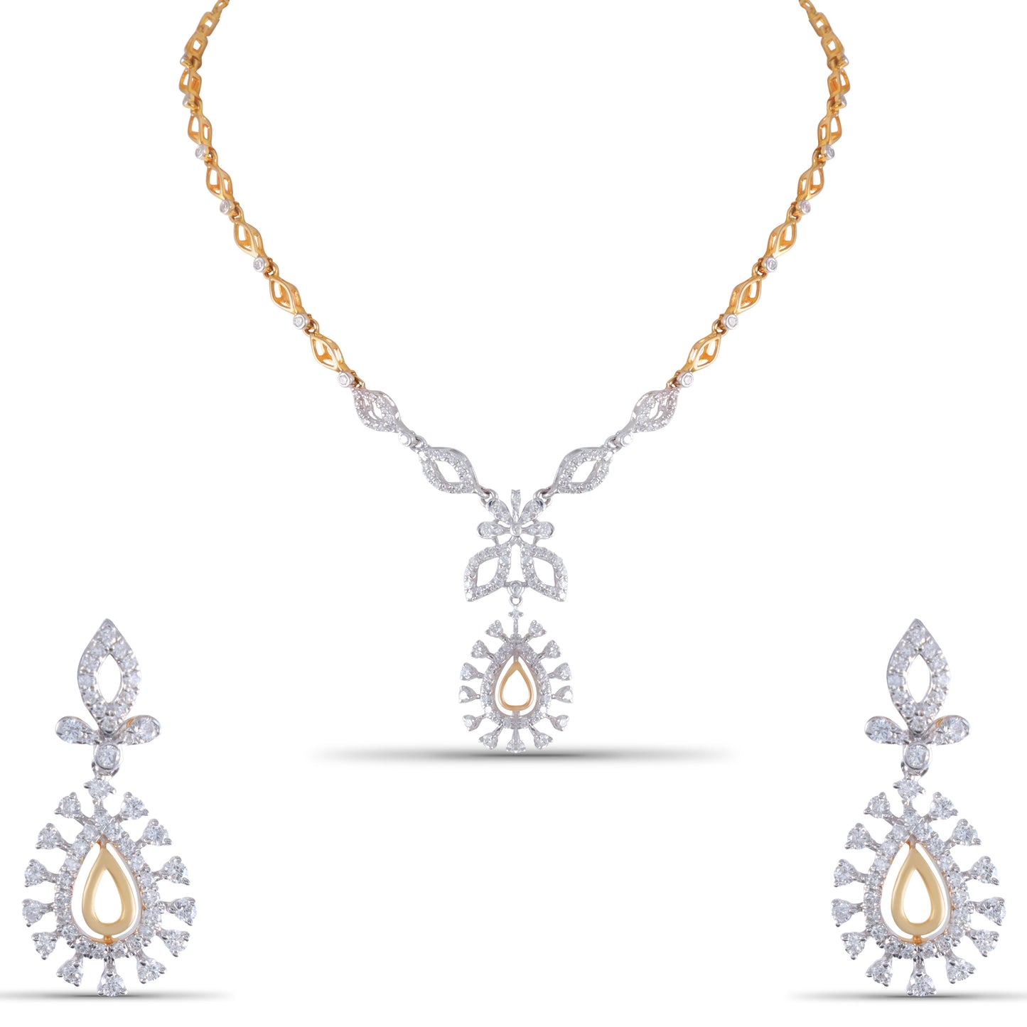 Navi Charming Diamond Necklace Set