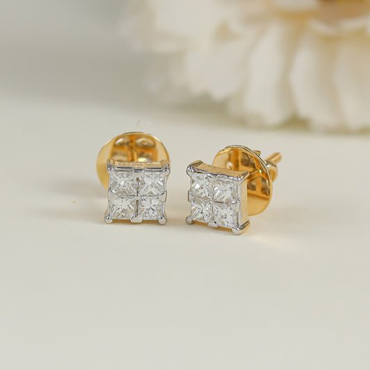 Ishika Gleaming Diamond Earrings