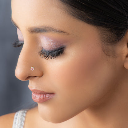 Malvika Queenly Gold Nose Pin
