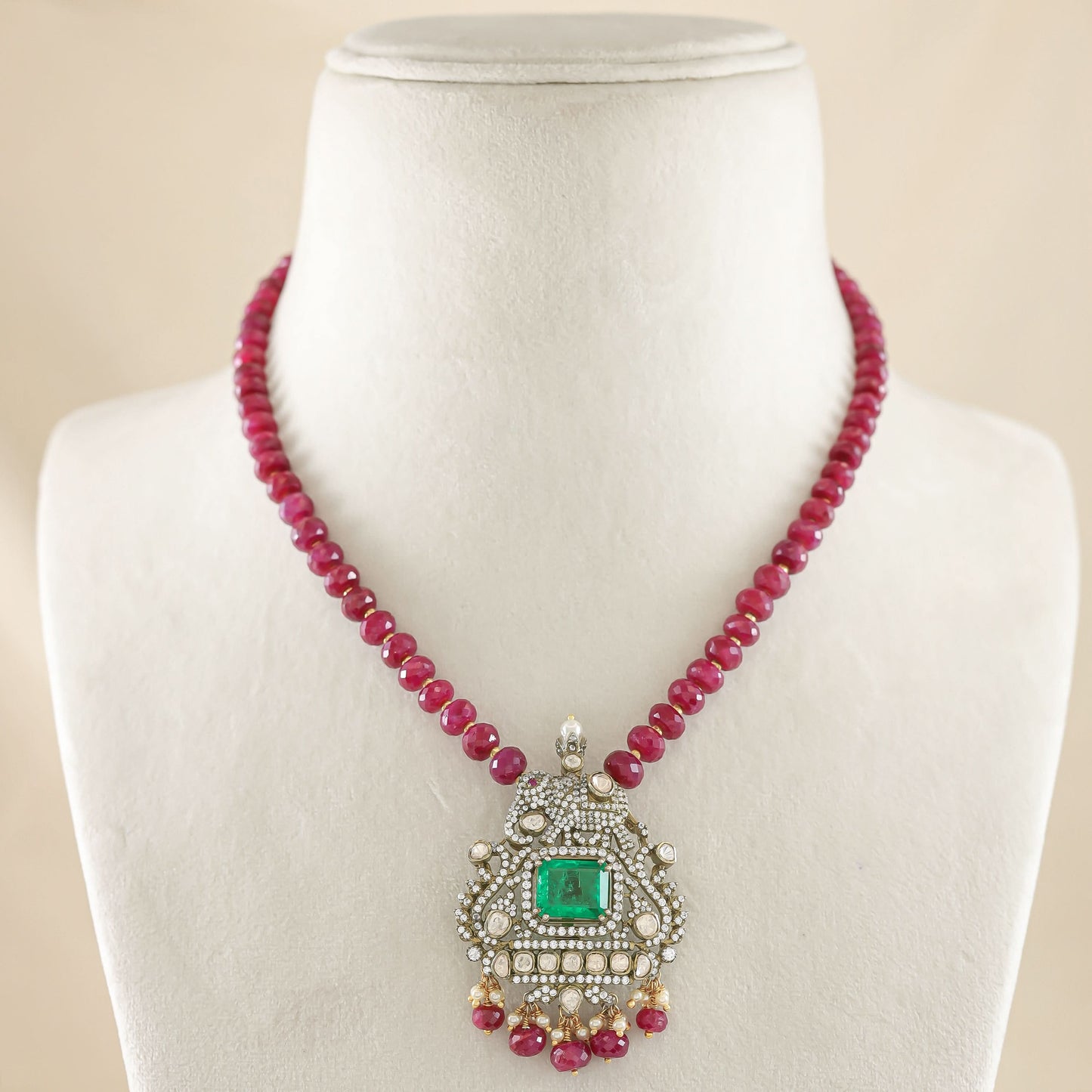 Himani Golden Finish Kundan Necklace