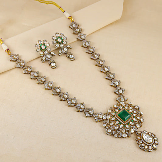 Marisha Victorian Silver Necklace Set