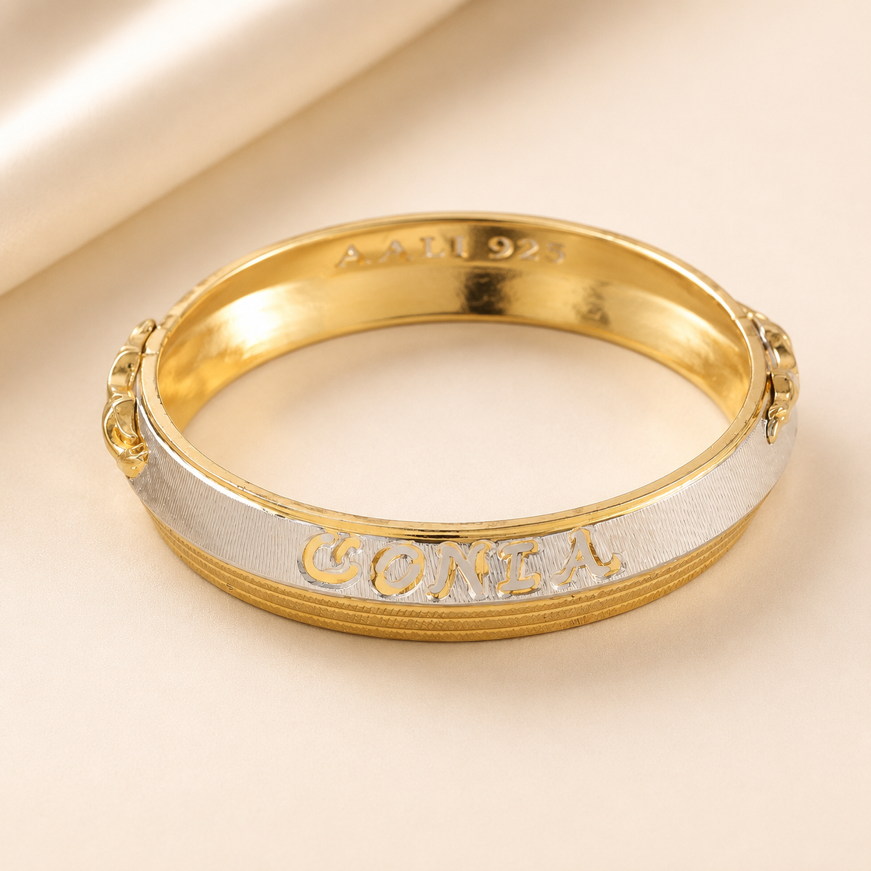 Luxury Comfort Silver Kada For Him