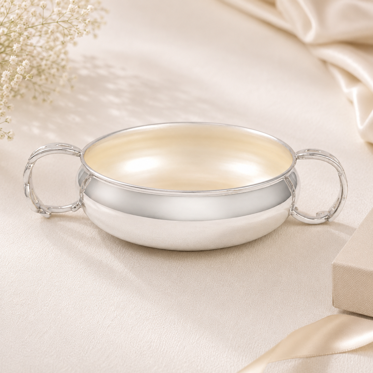 Miksha Silver Bowl For Baby