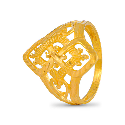 Anika Traditional Gold Ring
