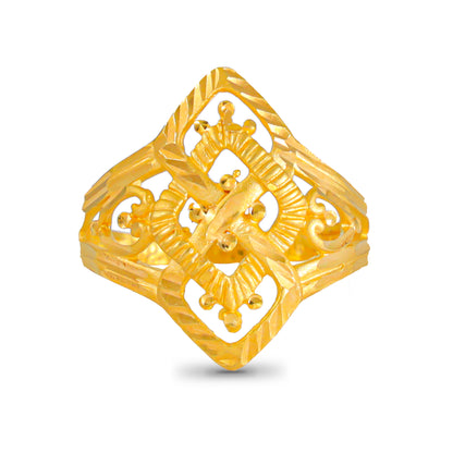 Anika Traditional Gold Ring