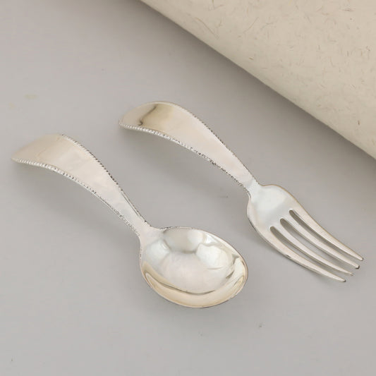 Lovely Silver Spoon-Fork Set