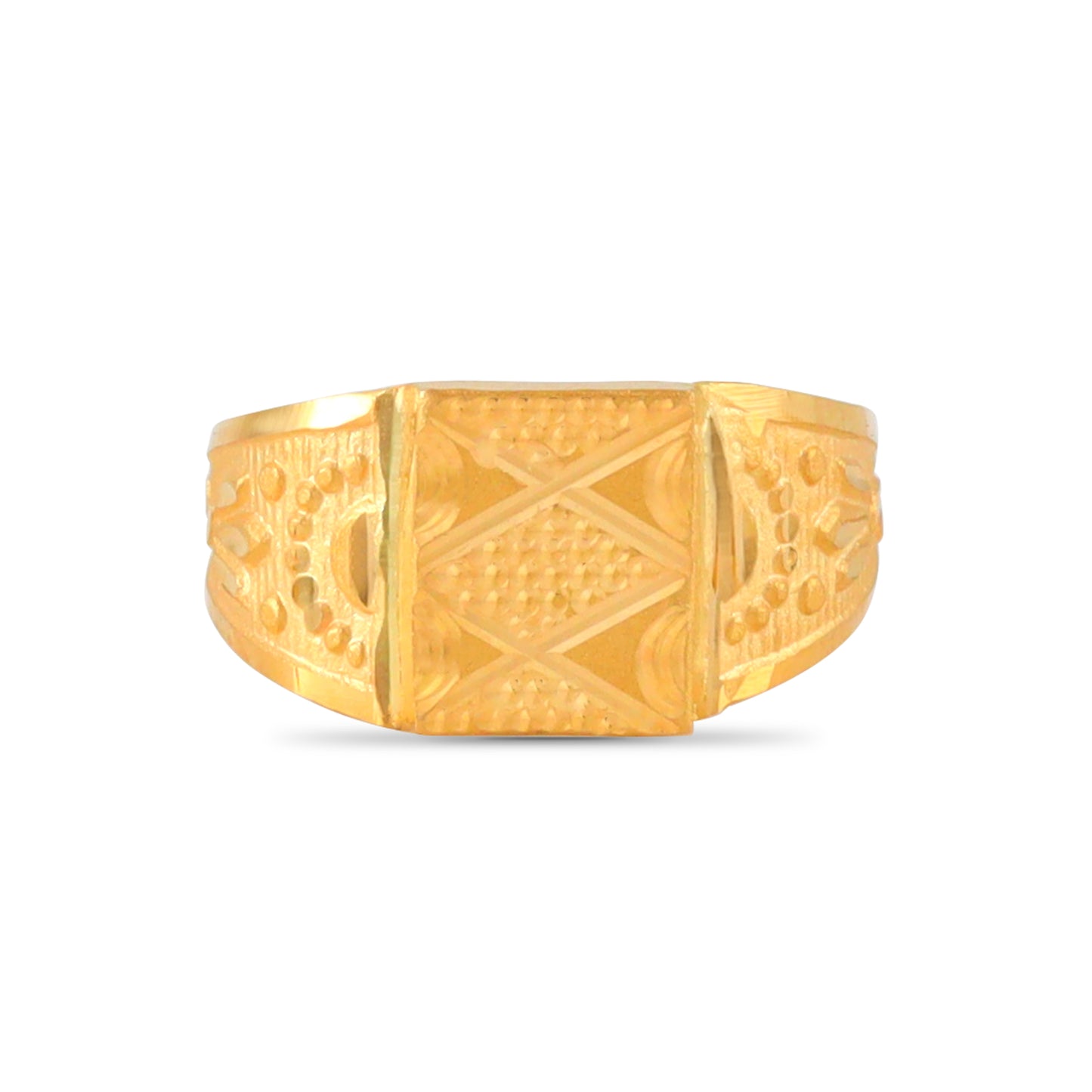 Ishan Dazzling Gold Ring For Him