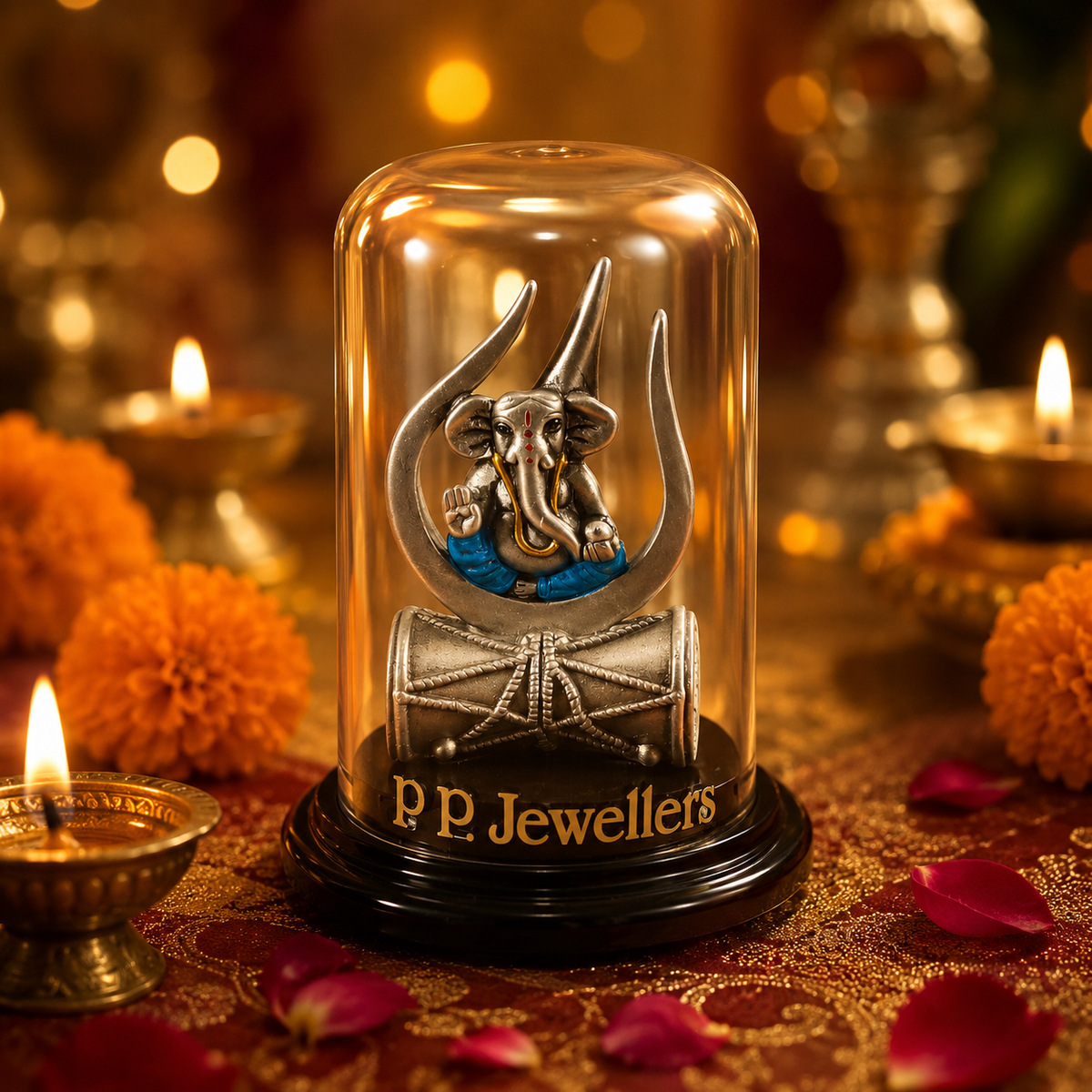 Sangeet Vinayak Silver Idol
