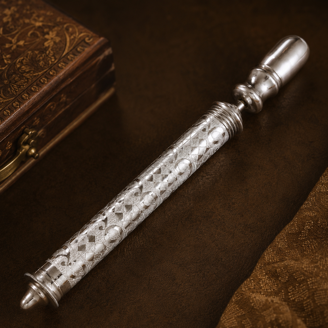 Classy Mikani Silver Pichkari