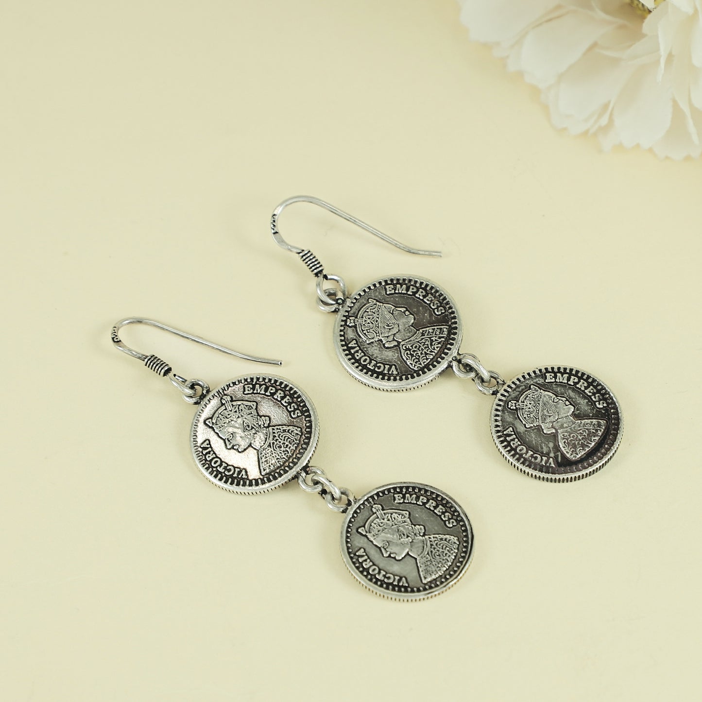 Classy Victoria Silver Earrings