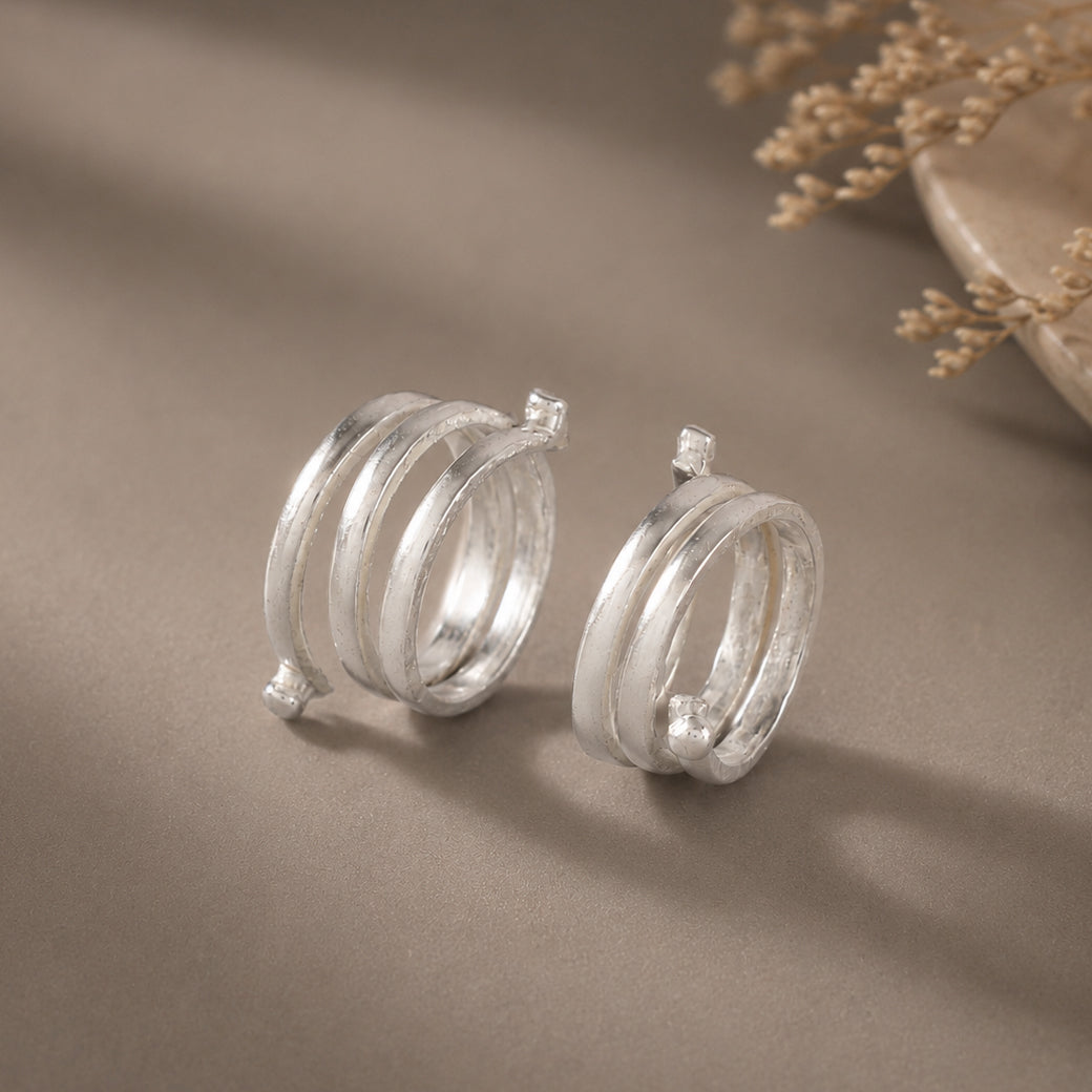 Shila Silver Toe Rings