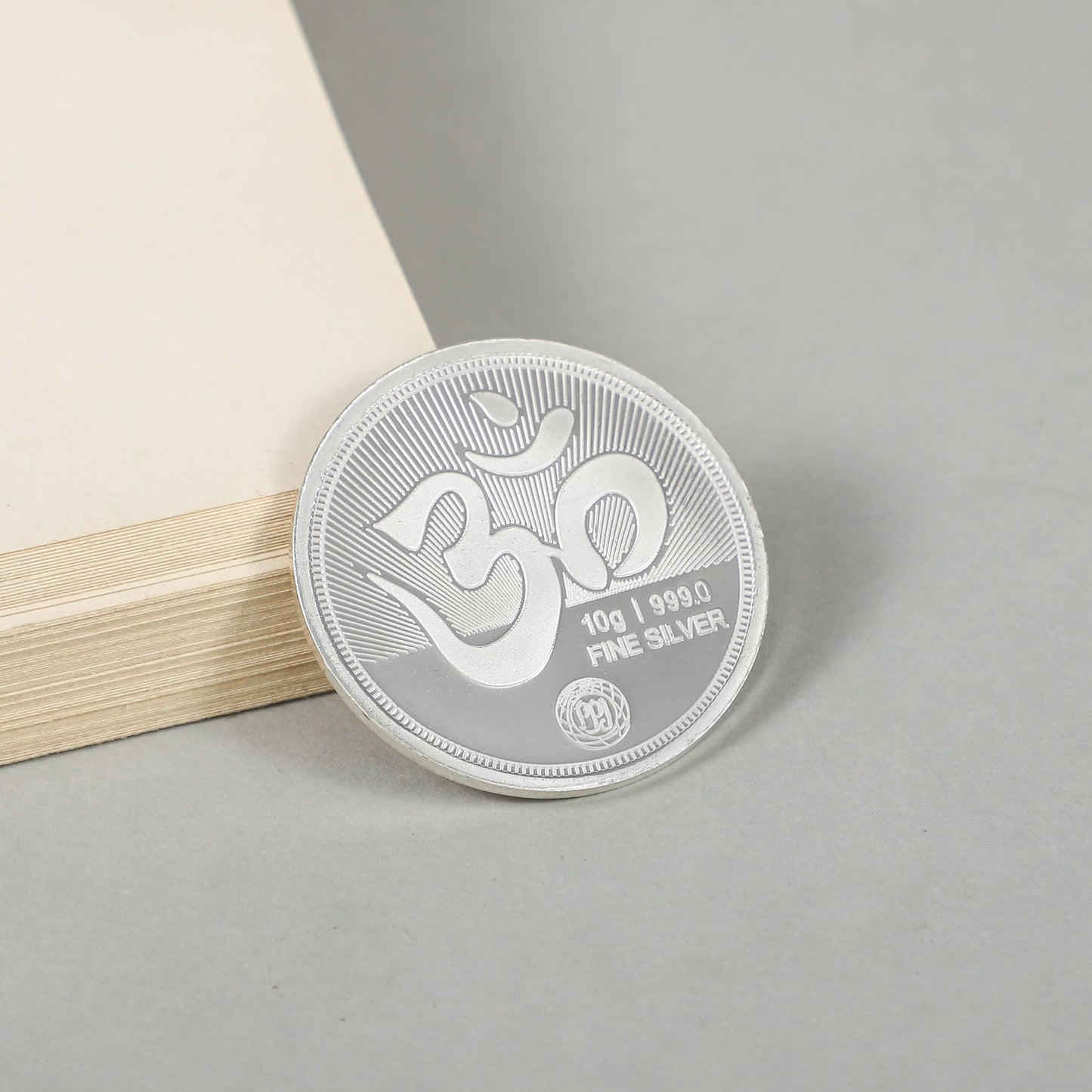 Shubh Labh Mudra- Auspicious Lakshmi-Ganesh silver coin