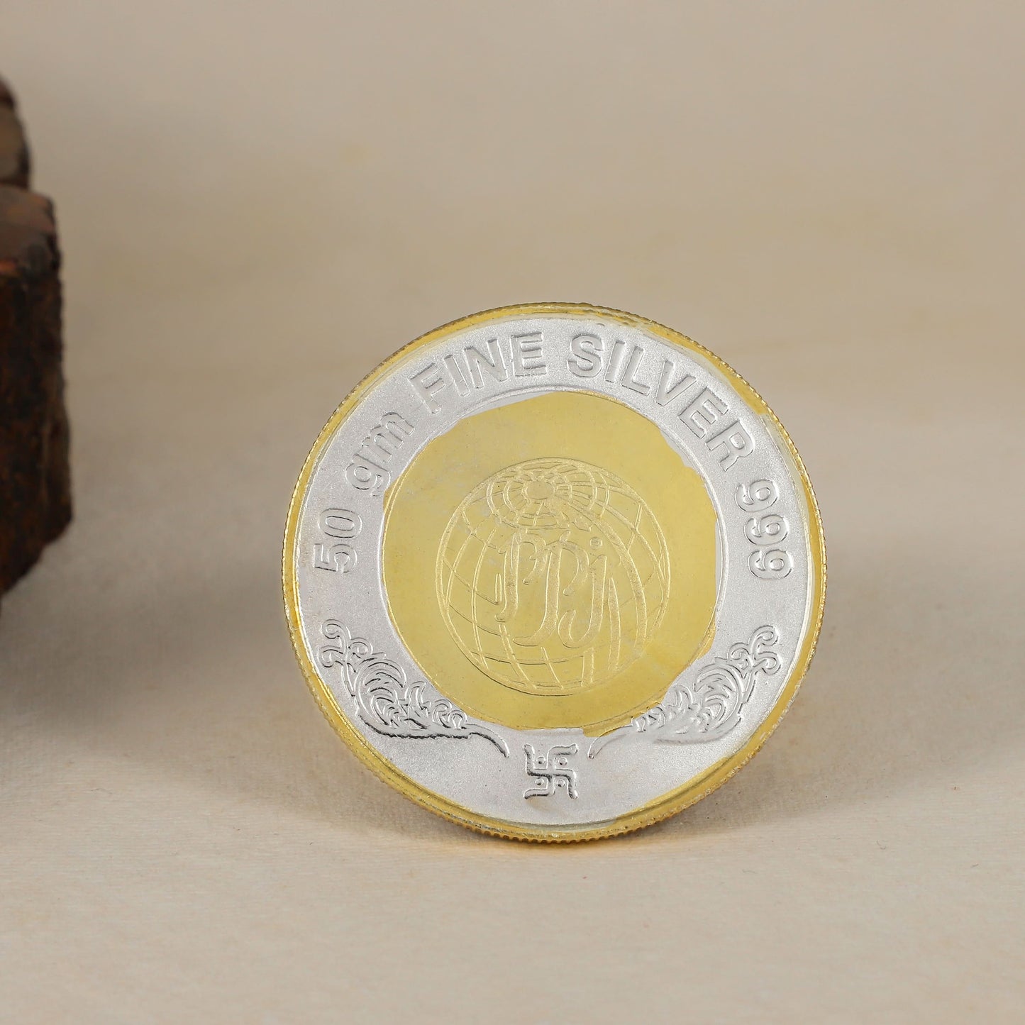 Shahi Virasat Coin-Royal silver coin with gold polish