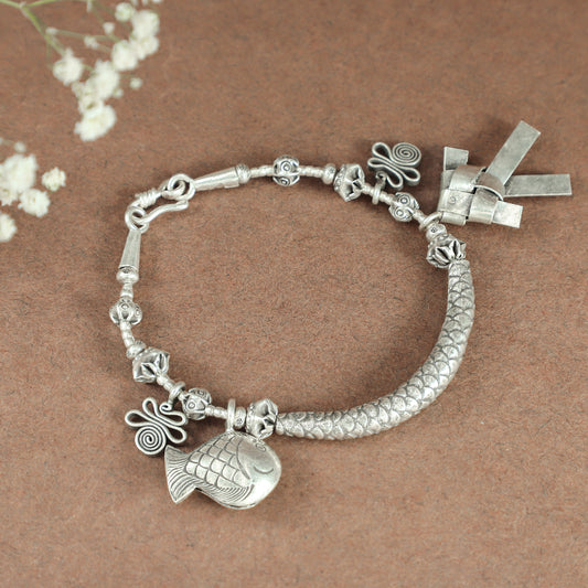 Devika Gorgeous Silver Bracelet
