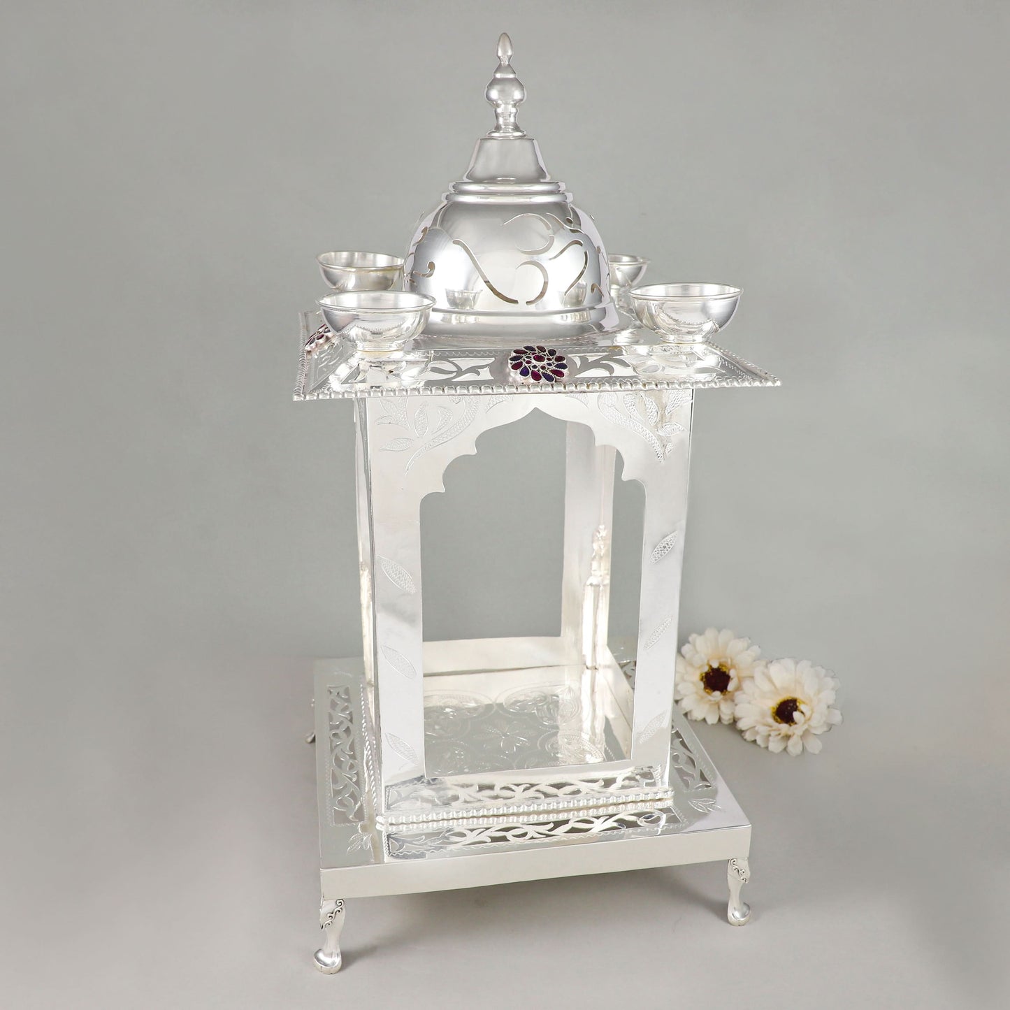 Chowki Style Silver Hatri