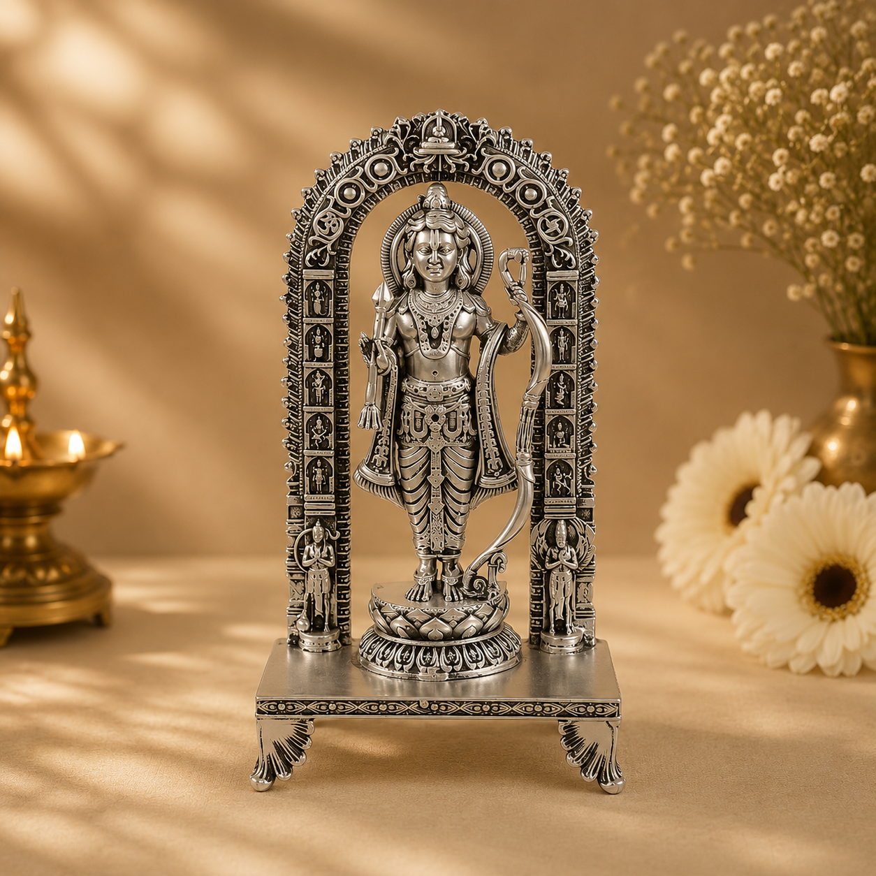 Devotional Shri Ram Silver Idol