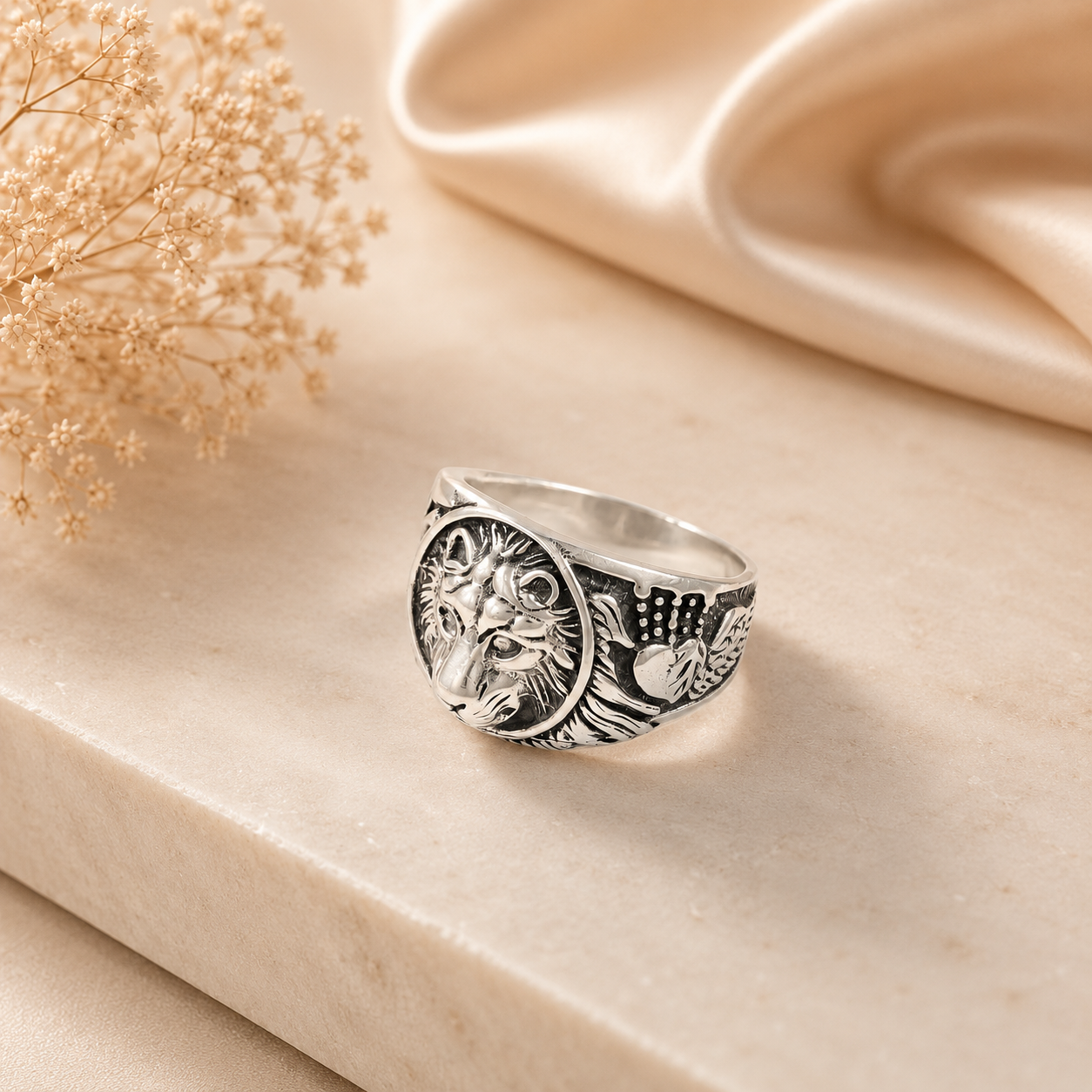 Sunil Aries Legacy Signet Silver Ring For Him