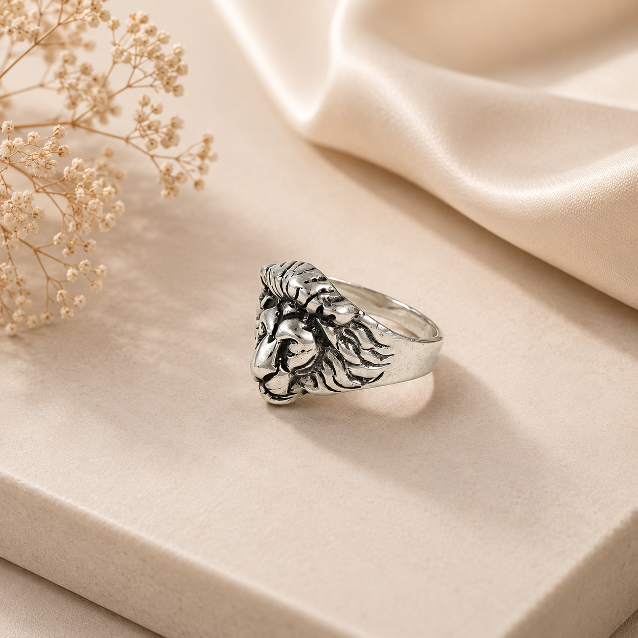 Ayaan Zodiac Inspired Silver Ring For Him