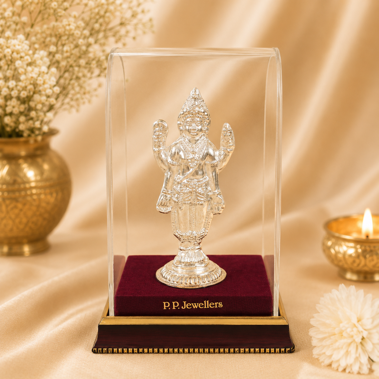 Vishnu Anant Roop Silver Idol