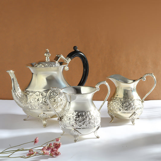 Beautiful Silver Tea Set