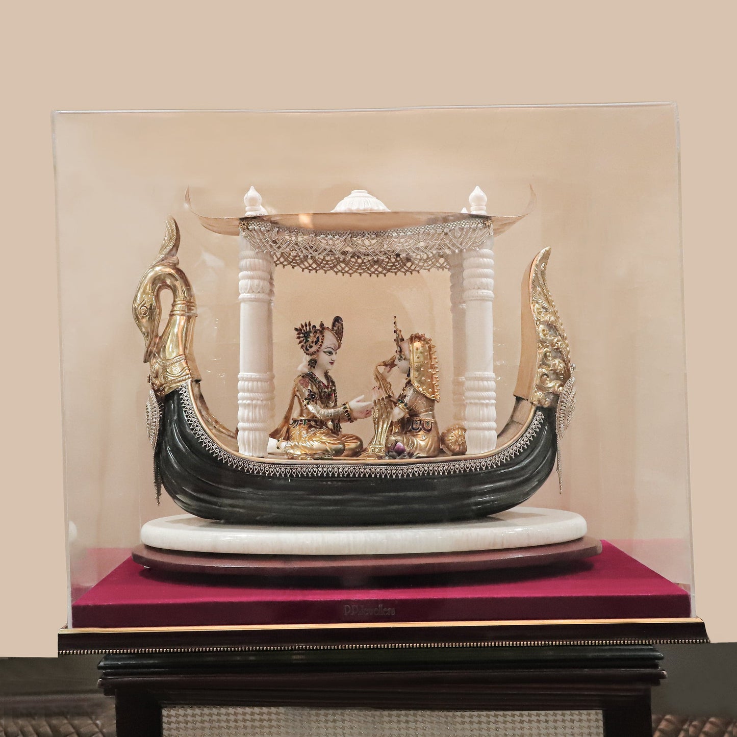 Sensational Radha Krishna Silver Idol