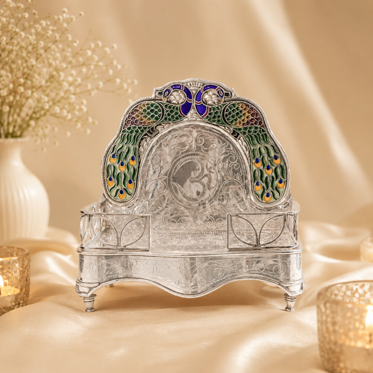 Ravishing Silver Singasan