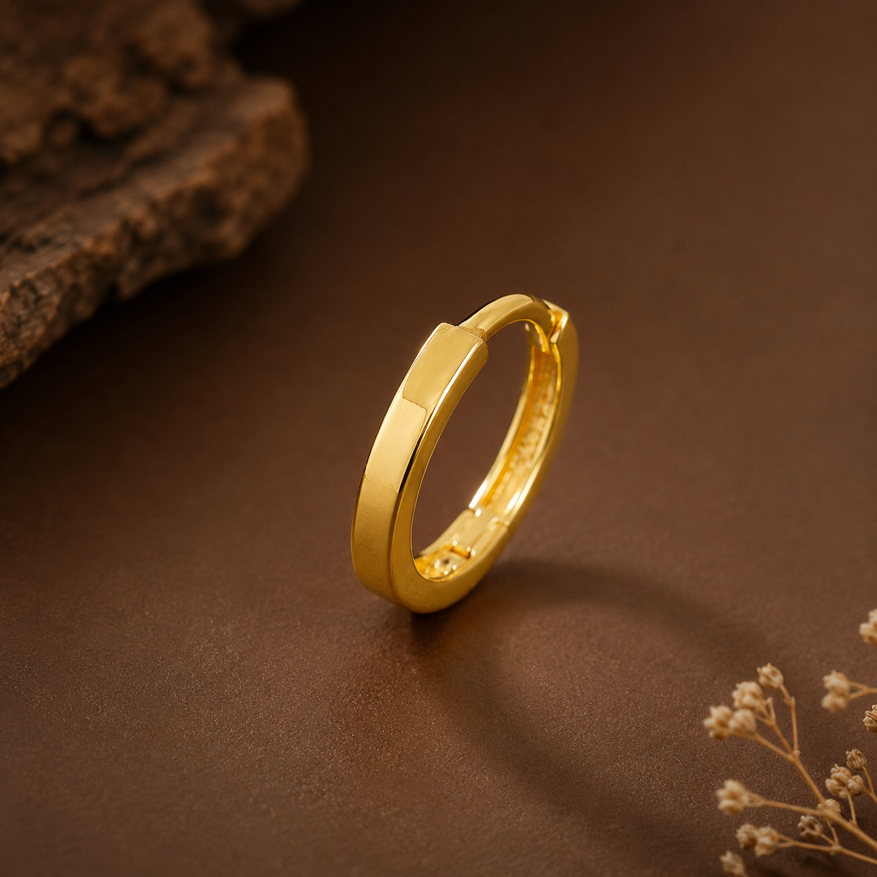 Simple Hoop Gold Nose Ring
