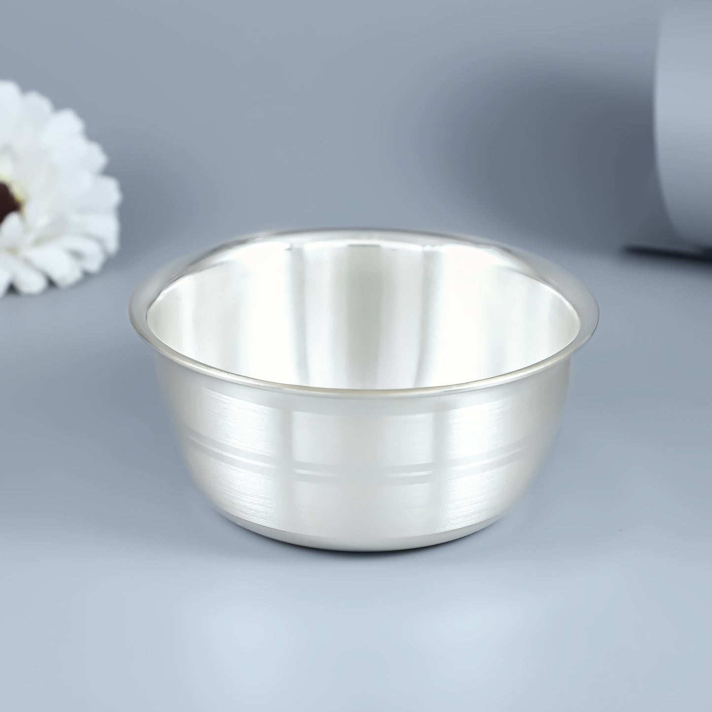 Minimal Finish Silver Bowl