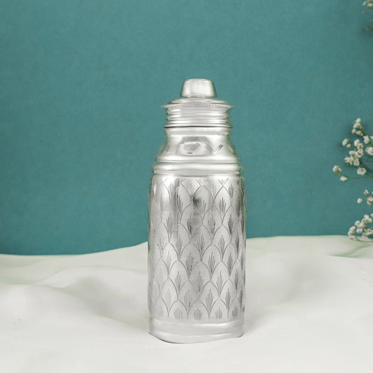 Cute Silver Baby Bottle