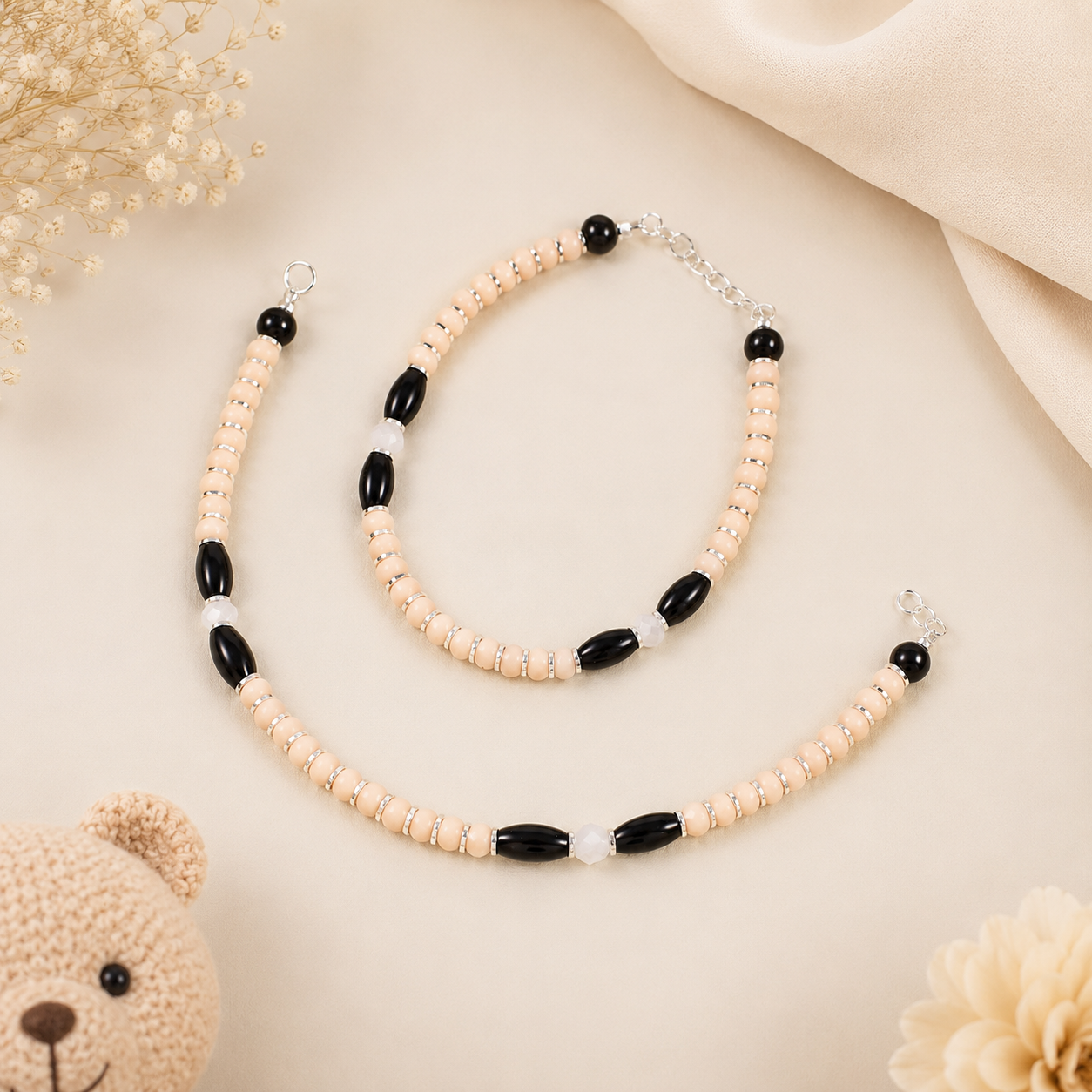 Aavya Silver Nazariya For Kids