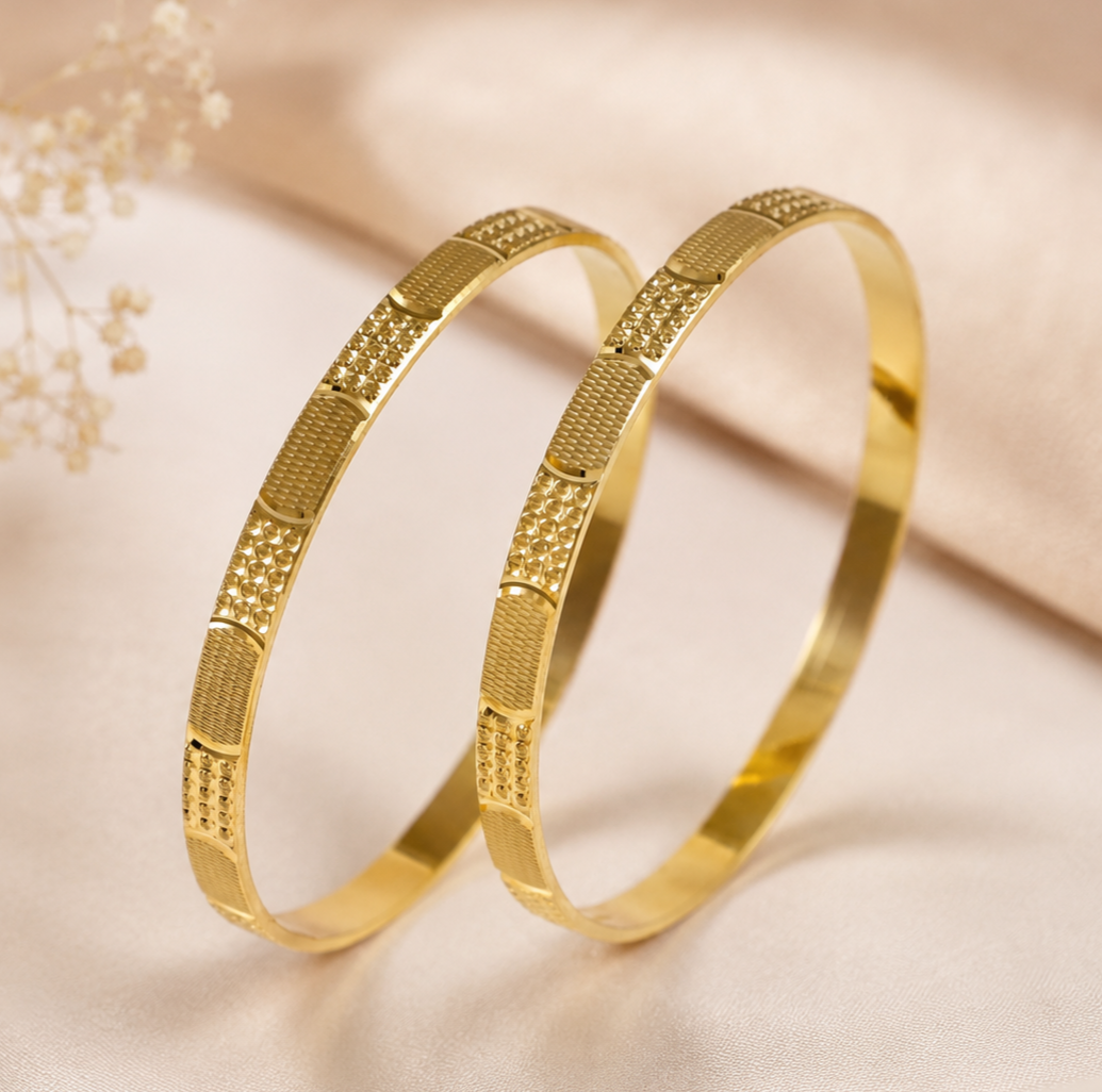 Kanika Grace Gold Bangles