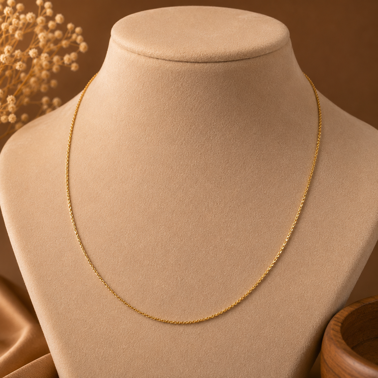 Aariv Twist Gold Chain