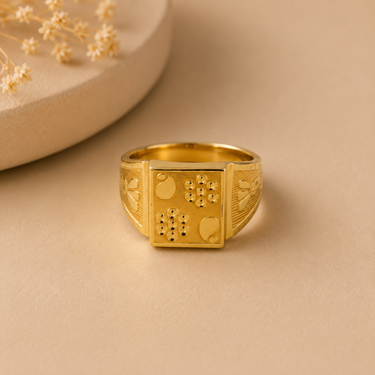 Imperial Deck Gold Ring For Him