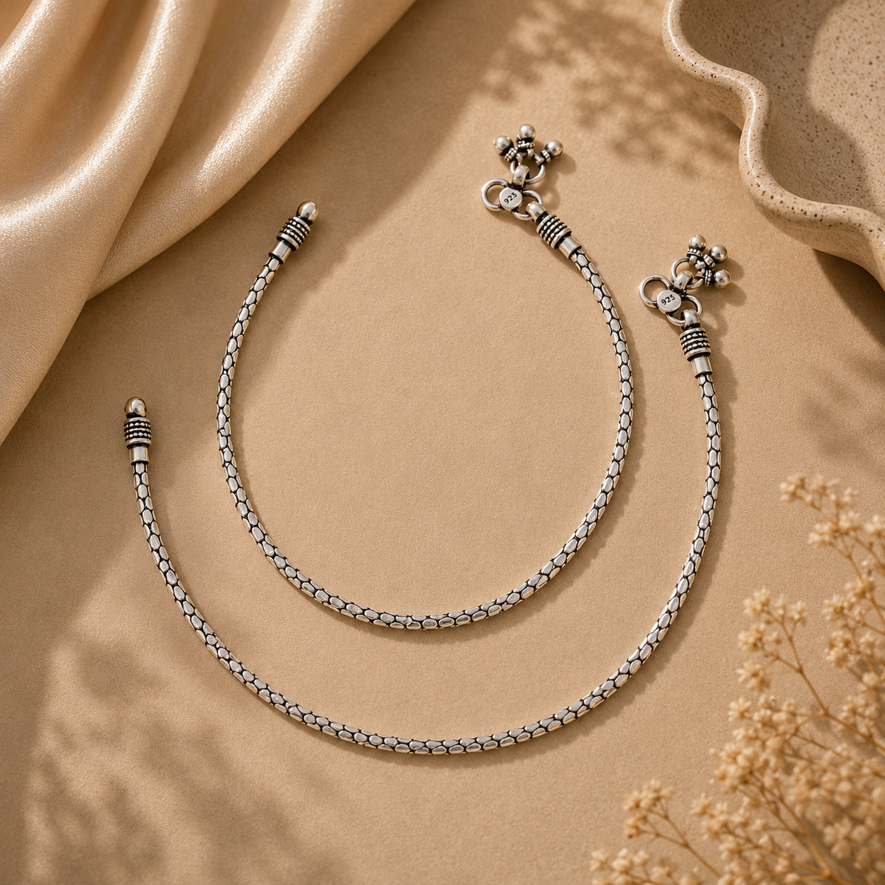 Classic Snake Chain Anklets