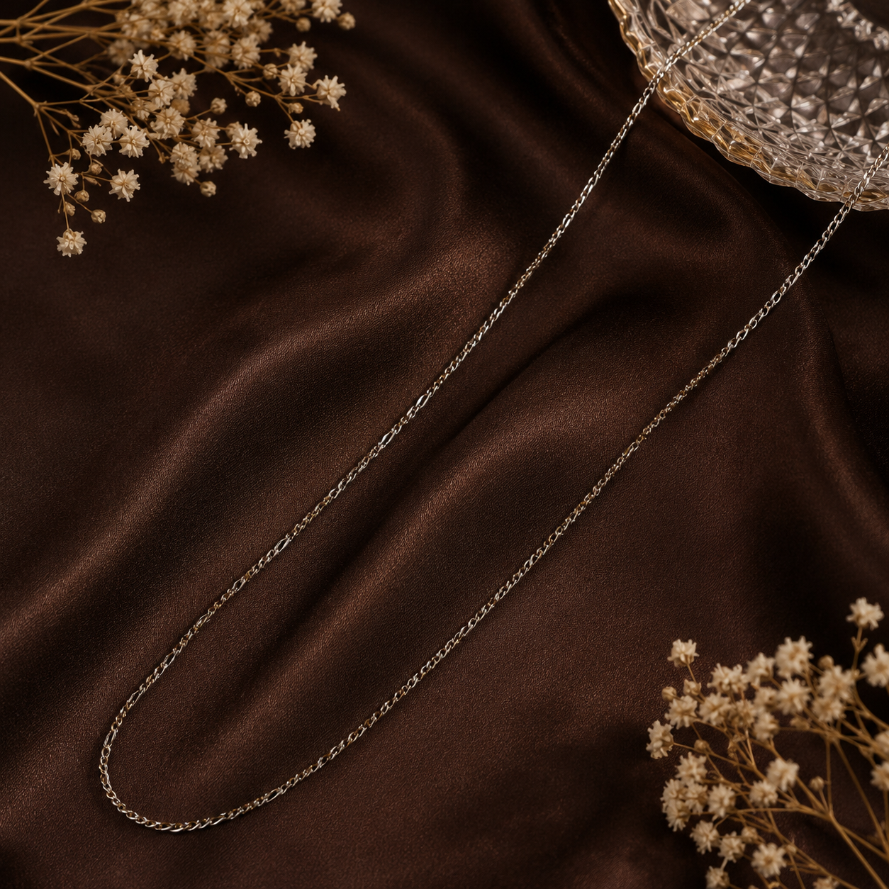 Classic Fusion Silver Chain For Him