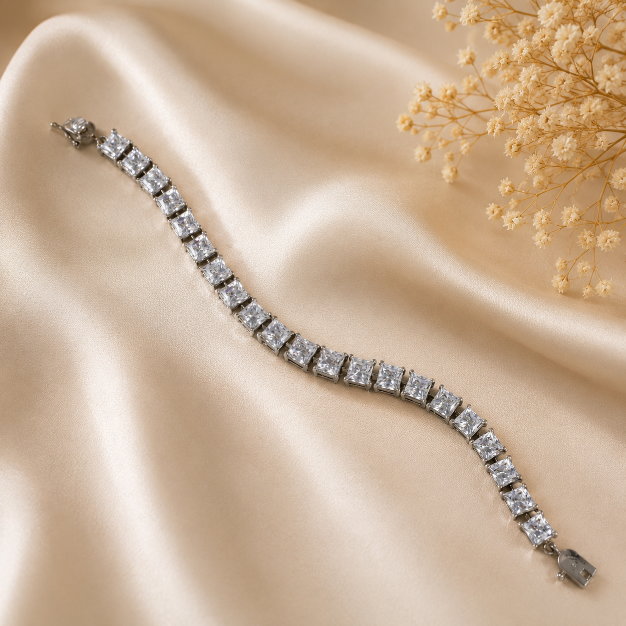 Miraya Shine Silver Bracelet