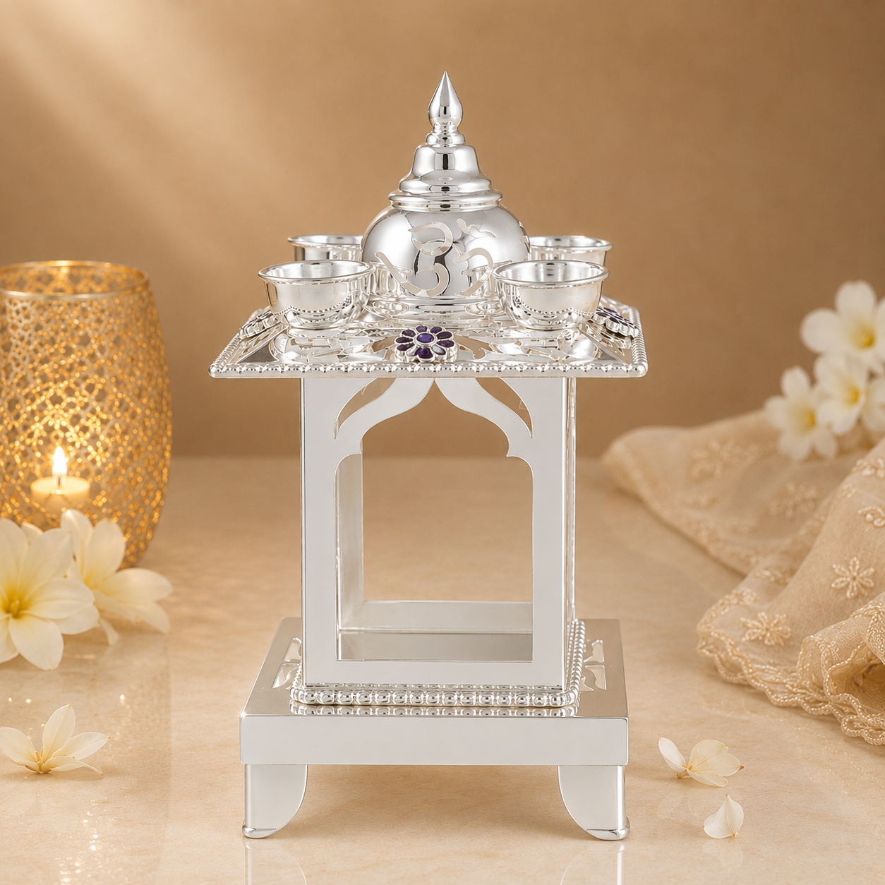 Om Divine Silver Hatri