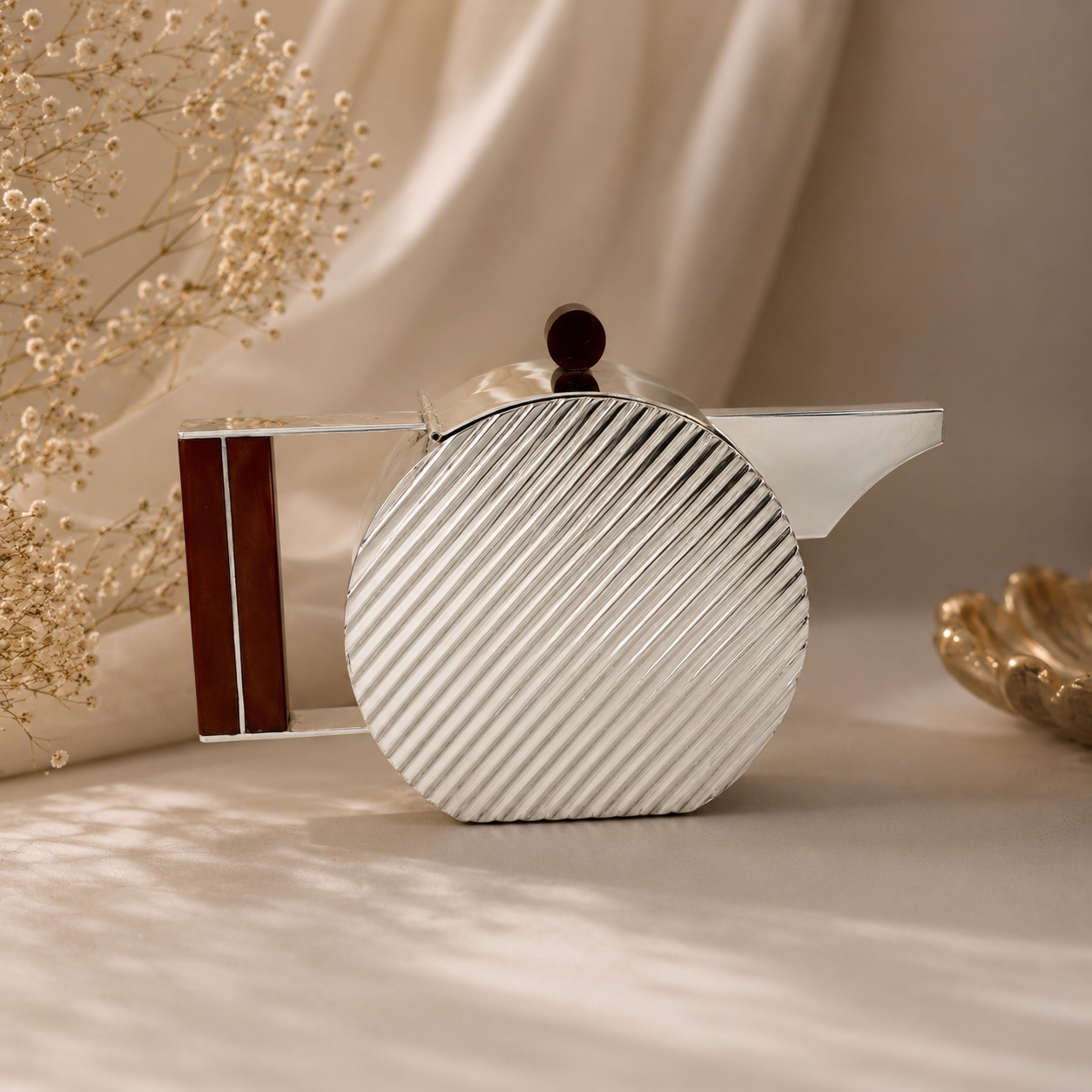 Linea Luxe Silver Tea Set