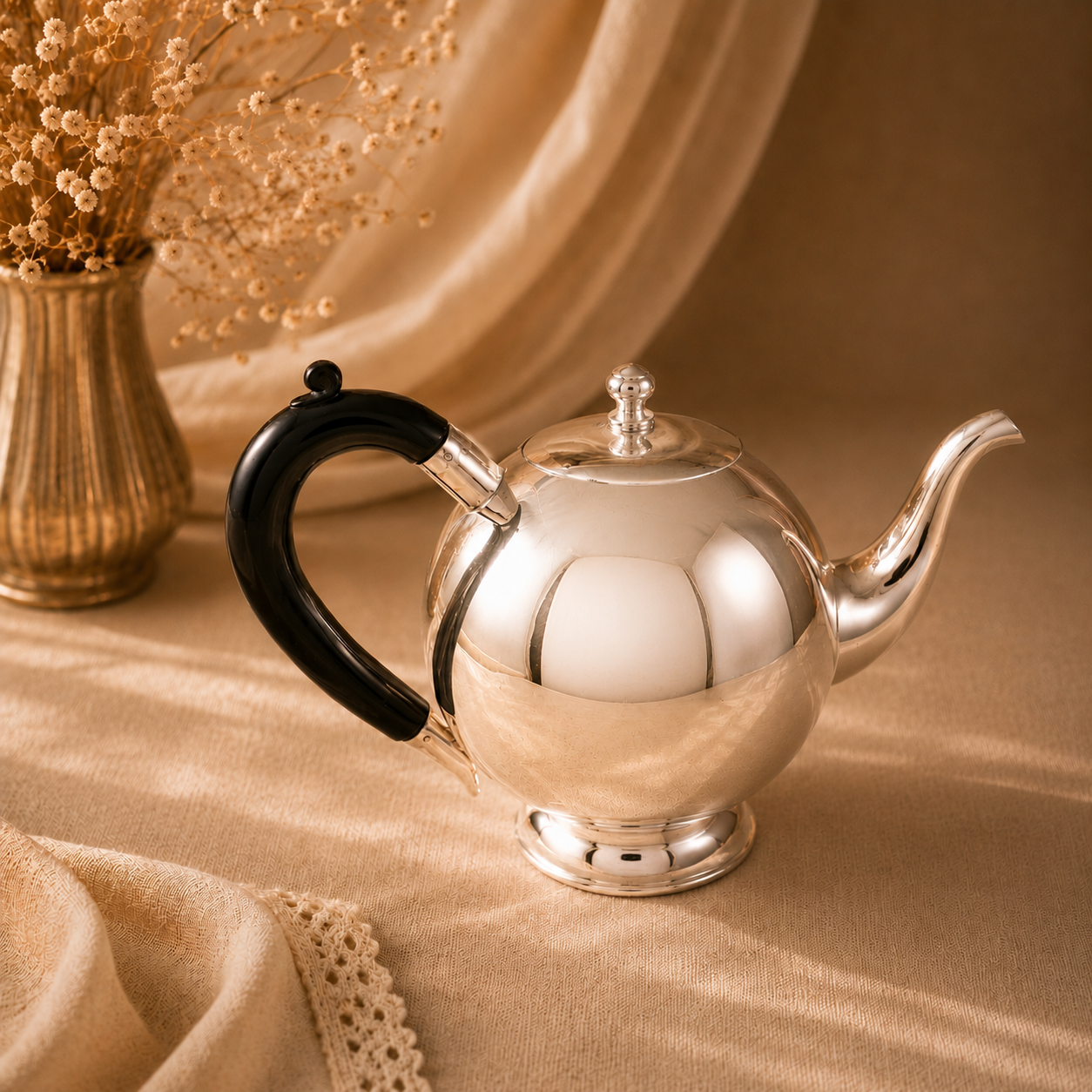 Imperial Classic Silver Tea Pot