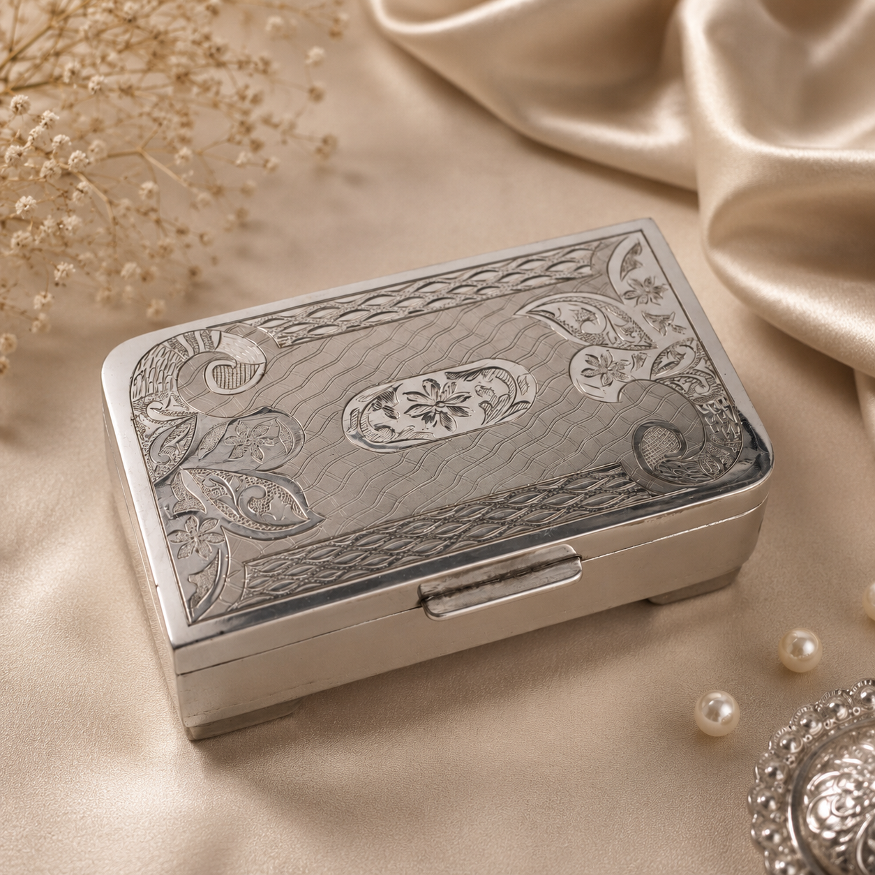 Artisan Keepsake Silver Box