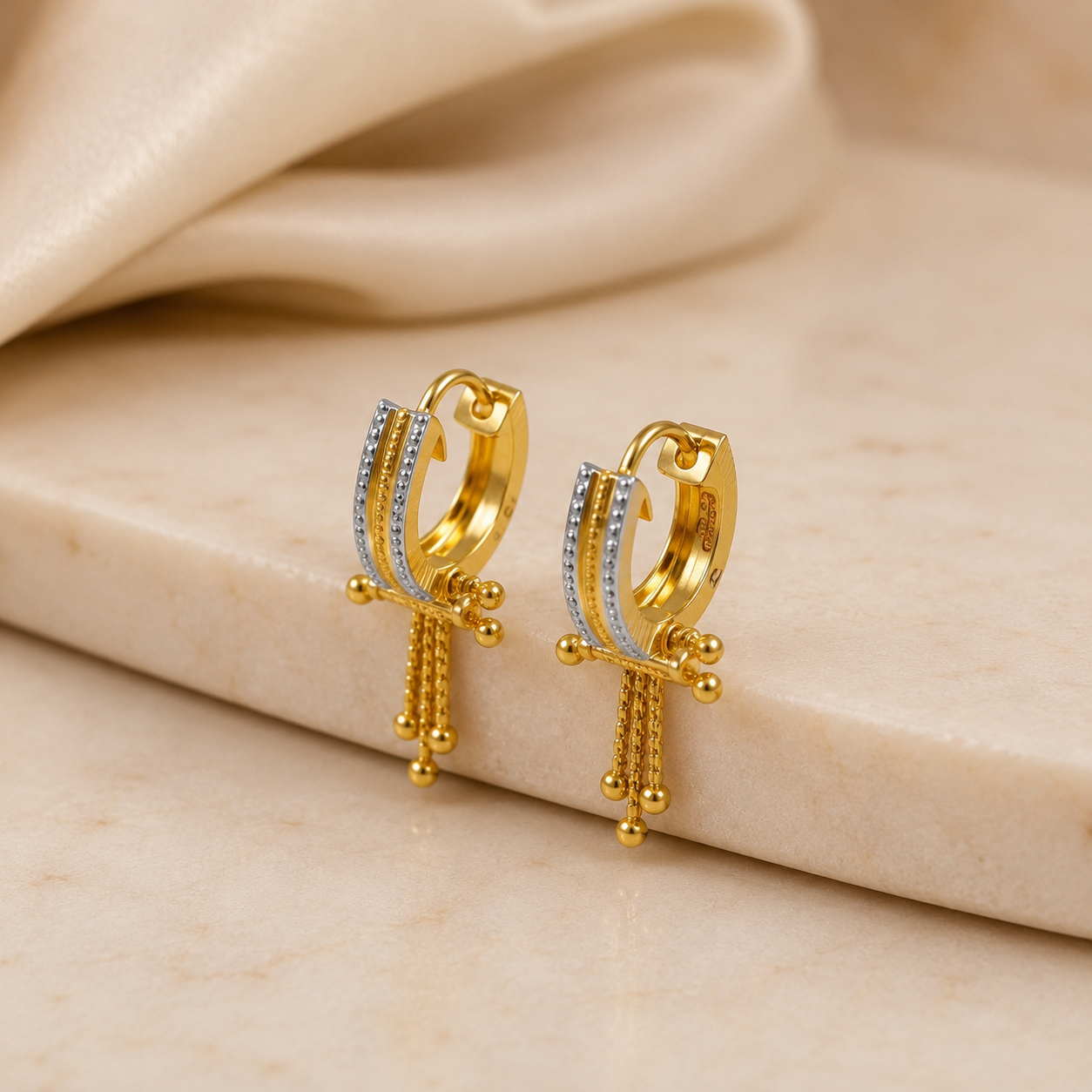 Zara Regal Drops Gold Bali