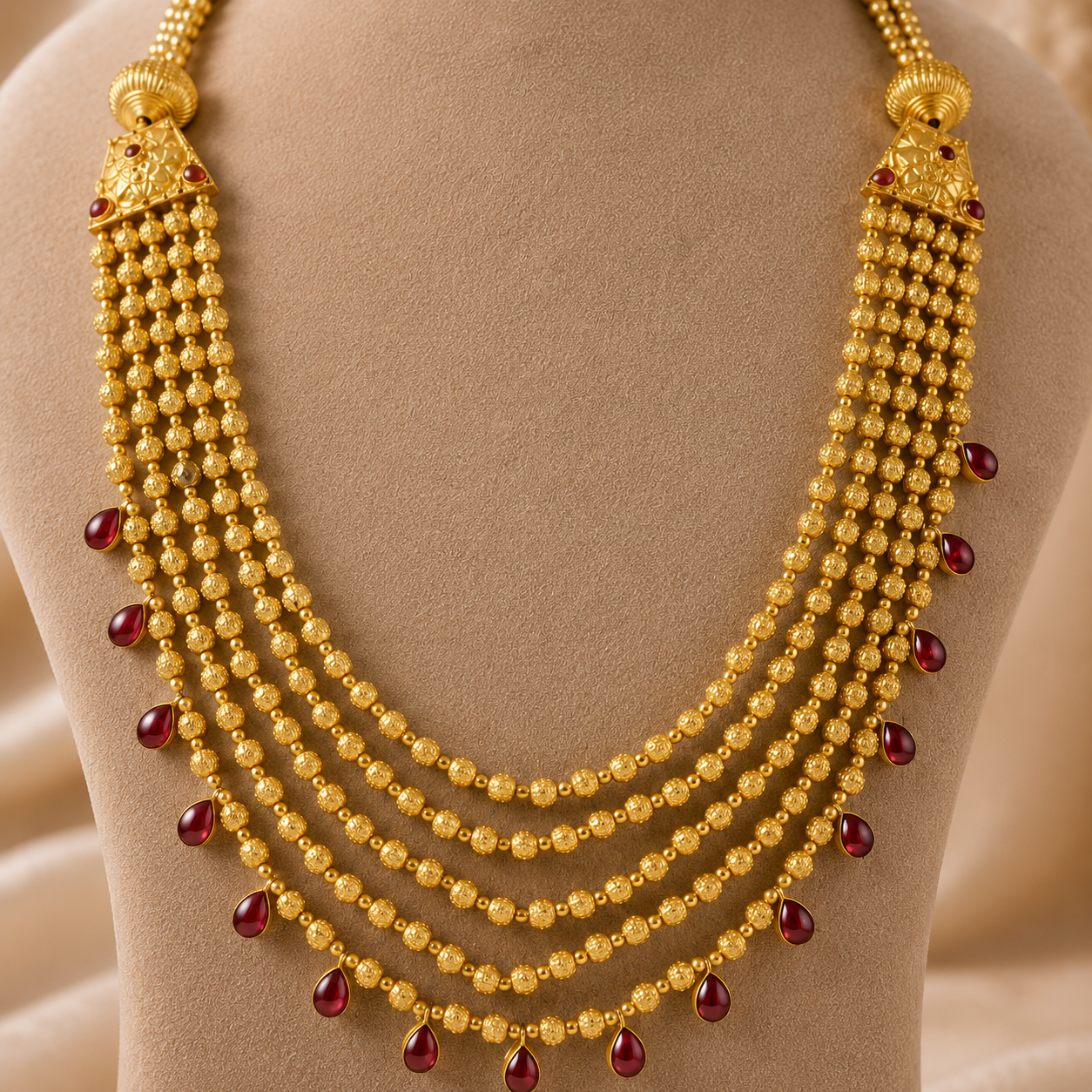 Avni Antique Haram Gold Necklace