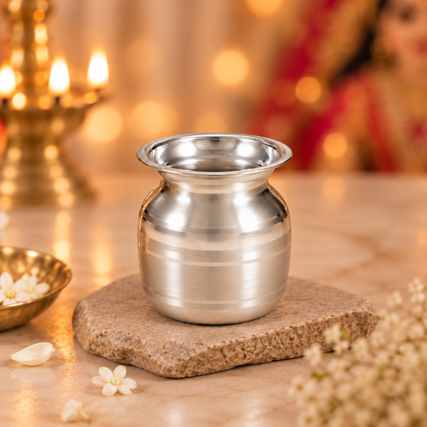 Blessed Ritual Silver Kalash