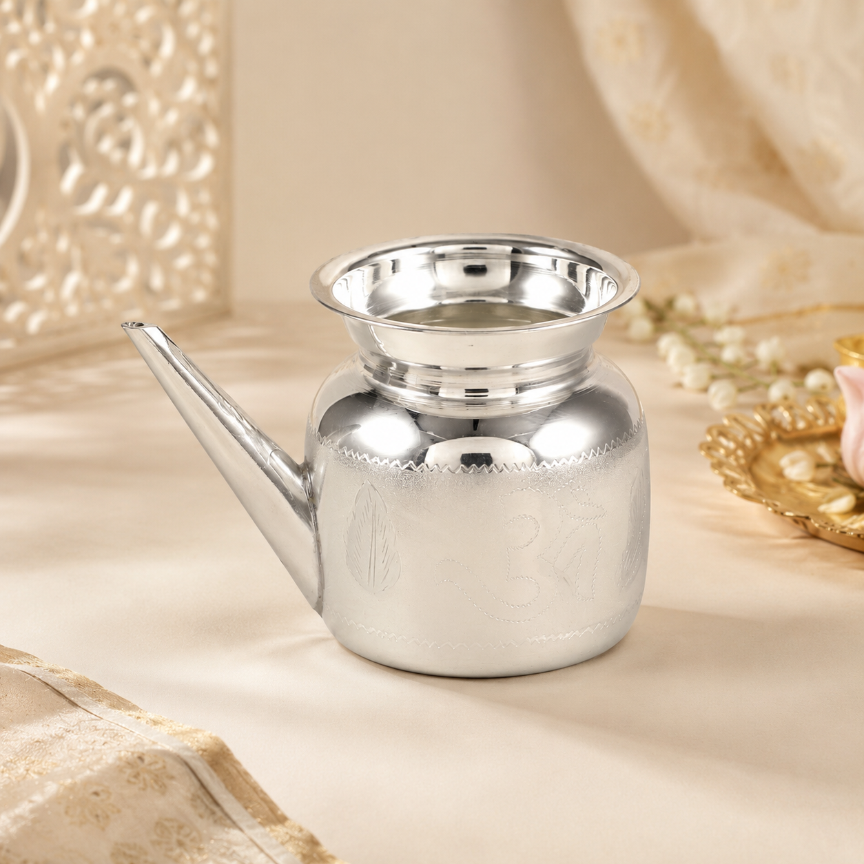 Suhaag Puja Karva Chauth Silver Kalash