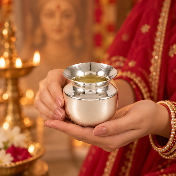 Shanti Silver Kalash
