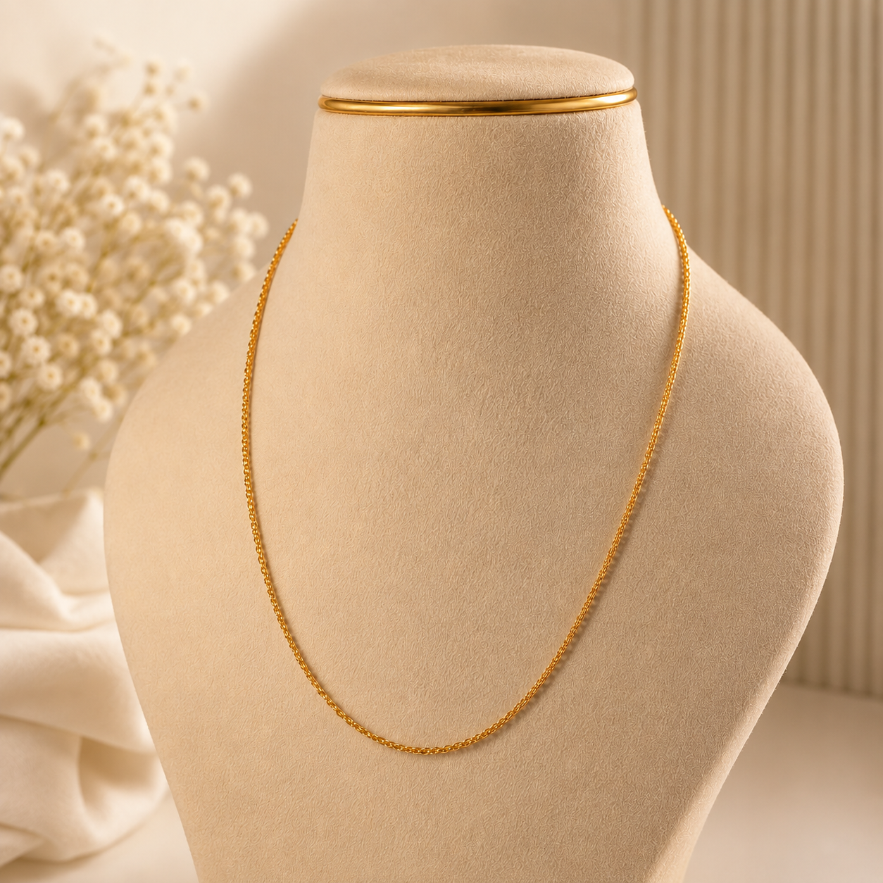 Devina Aurelia Twist Gold Chain