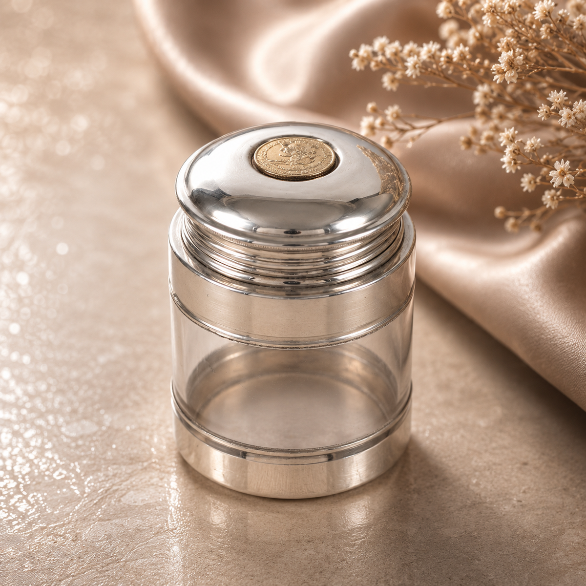 Royal Emblem Silver Box
