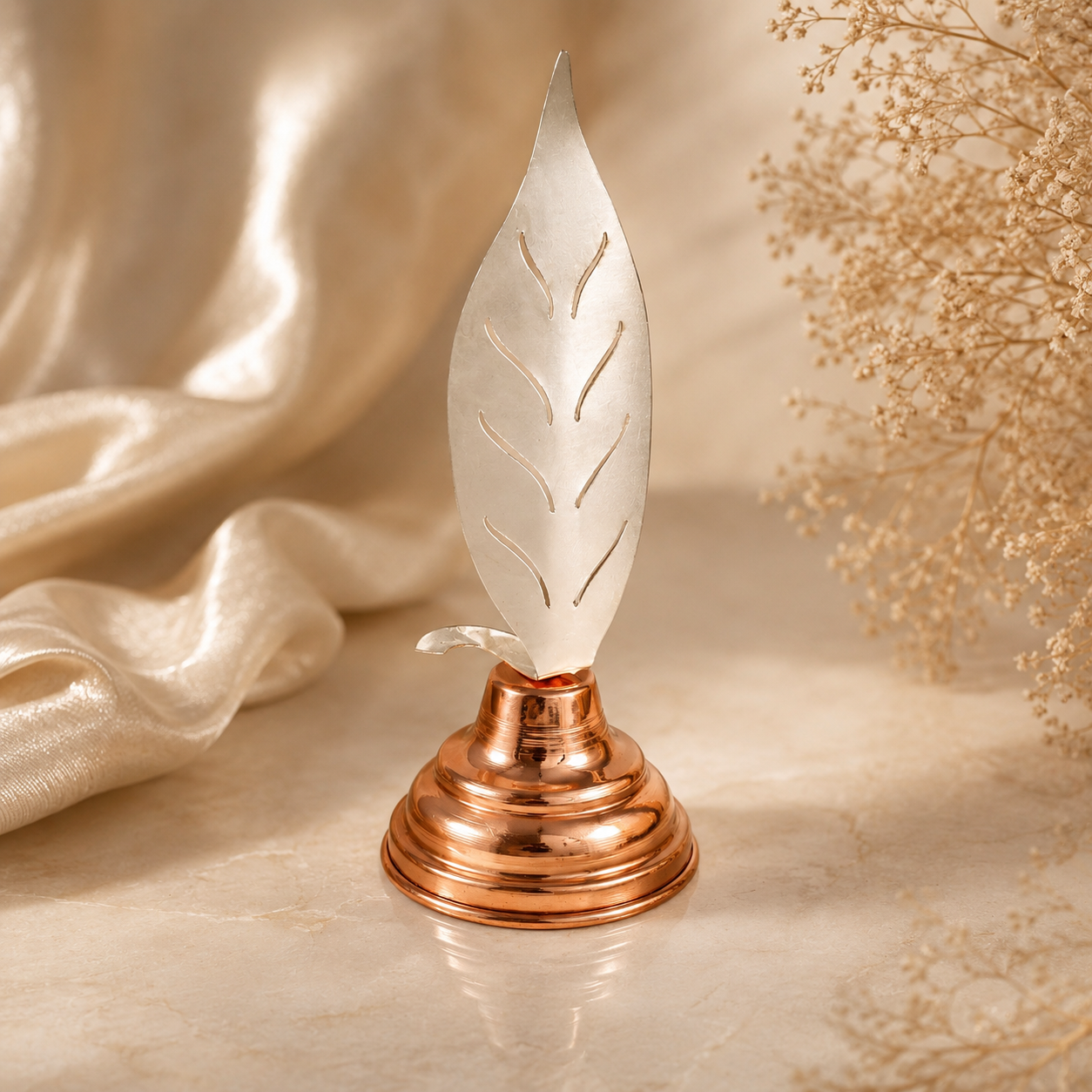 Shubh Jyoti Silver Agarbatti Stand