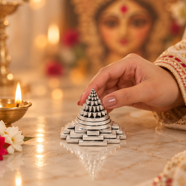 Divine Chakra Silver Yantra